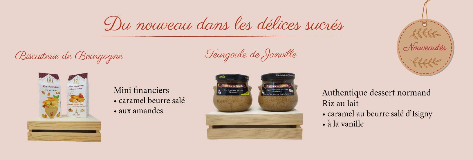 nouveauté - délices sucrés
