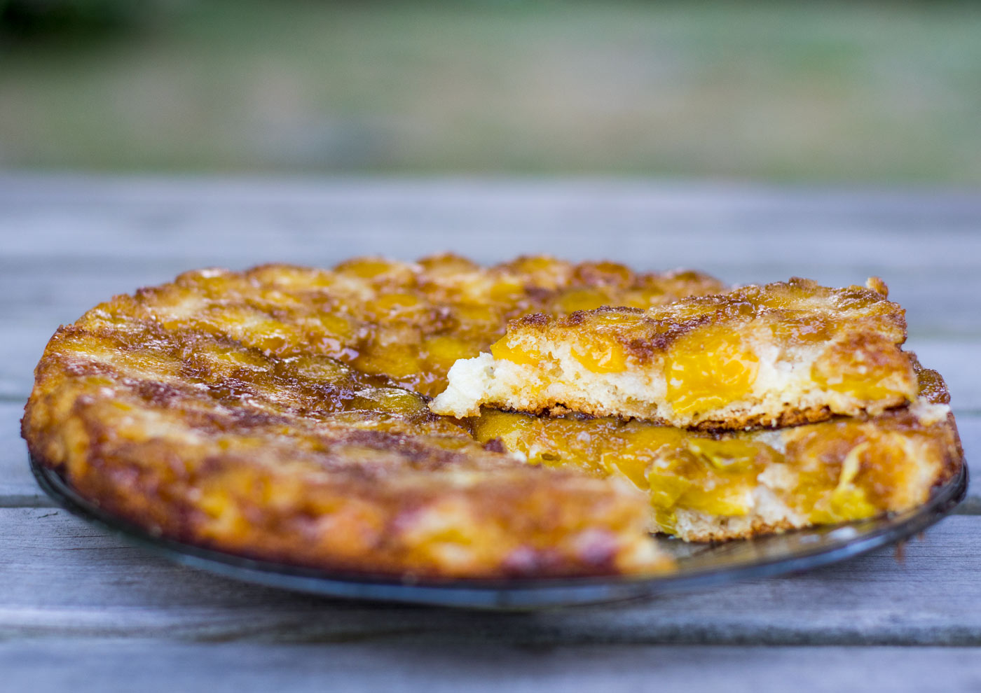 Gateau Renverseaux Mirabelles Caramelisees Le Panier De La Ferme